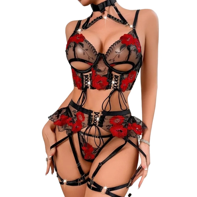 Underwire Bra Padded - Tornova сексуальное женское белье сетчатое лоскутное