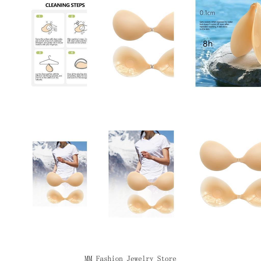 Backless Bra Sticky - Stickys Бюстгальтеры пуш-ап с открытой спиной,