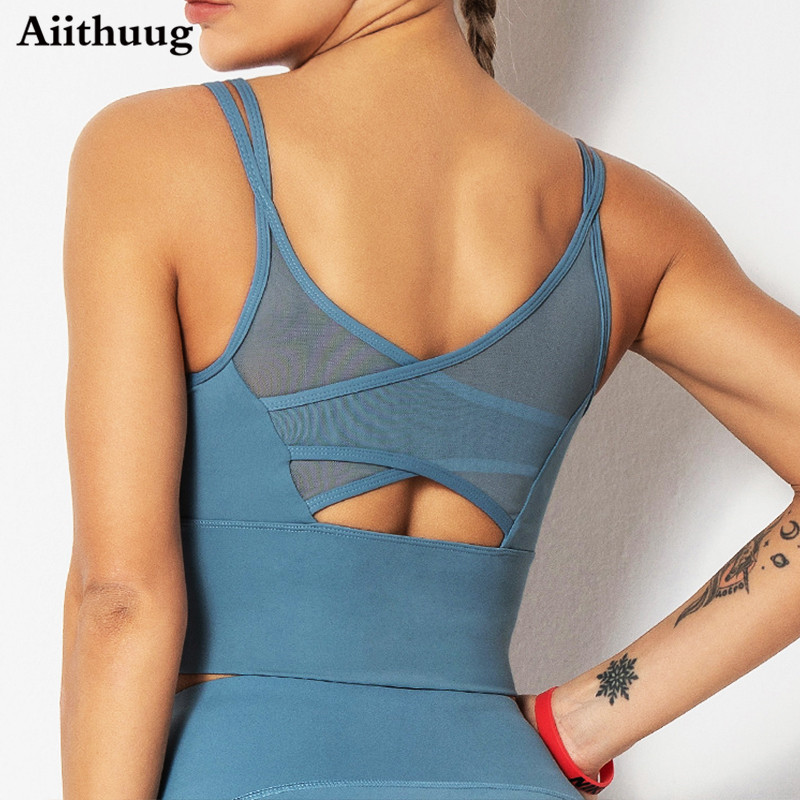 Sports Bra Racerback - Бюстгальтер для йоги Aiithuug, рубашки для