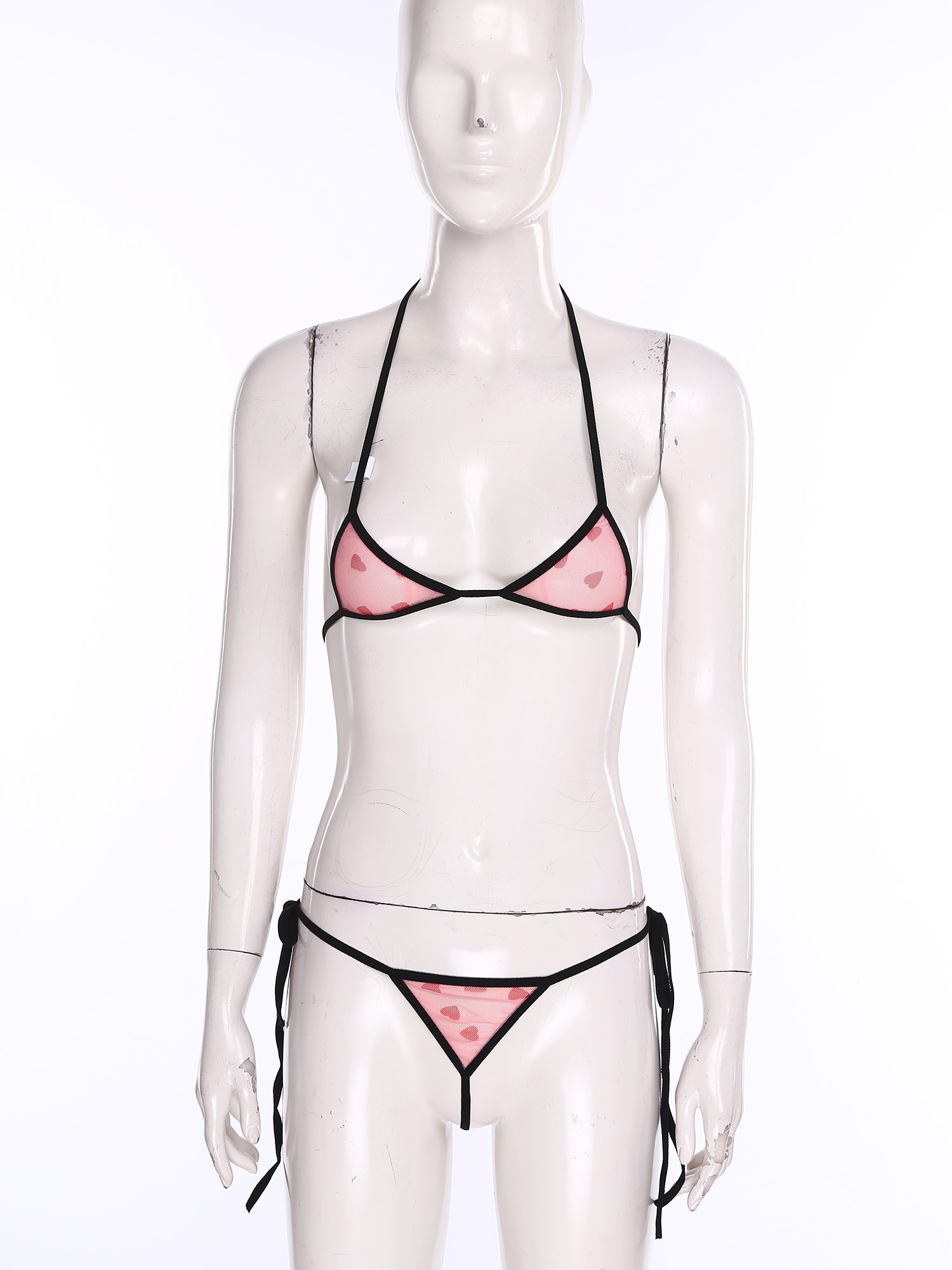 Женское микро-мини-бикини, ком – обзор и цена Sheer Mesh Bra