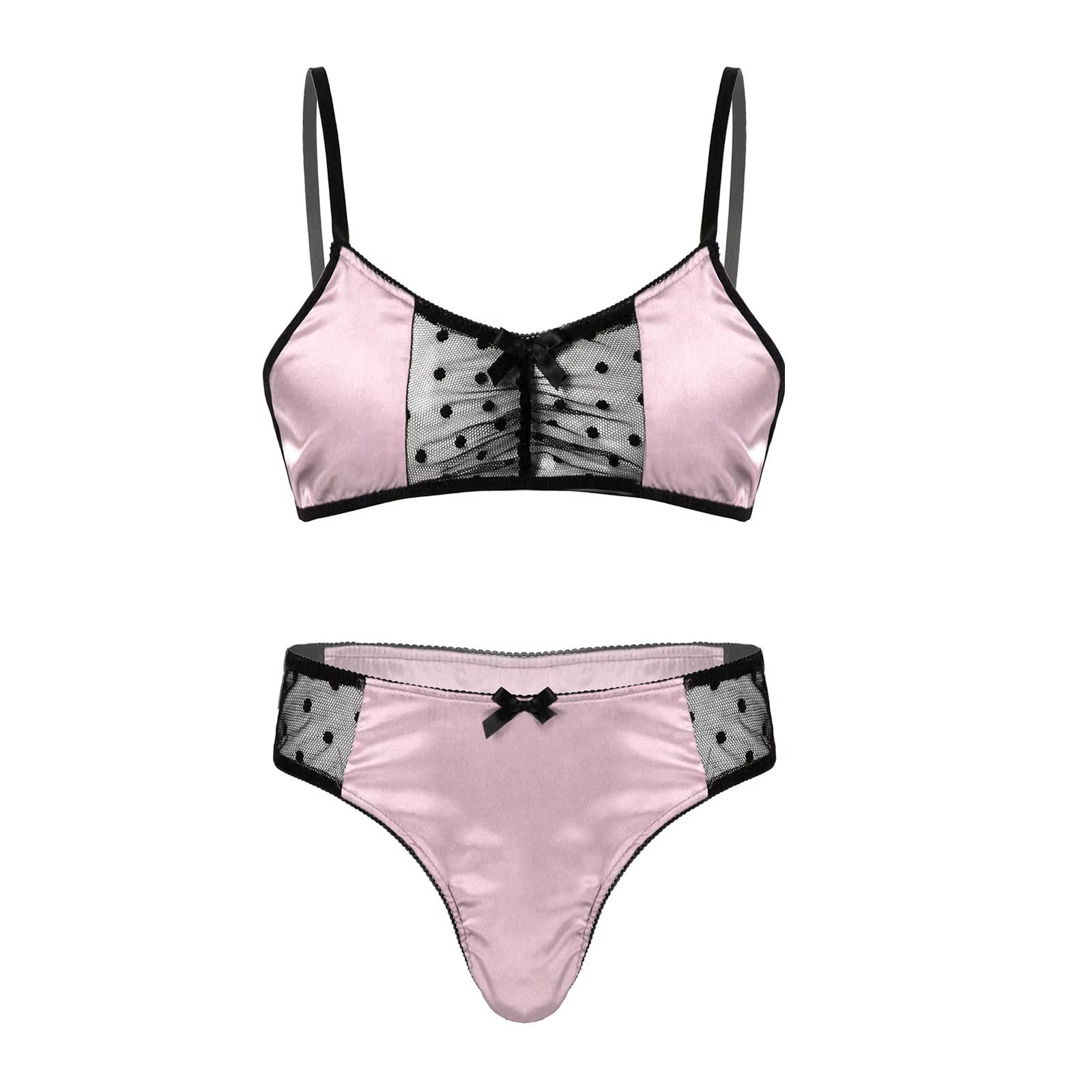 Мужской атласный костюм нижнег – обзор и цена Sheer Mesh Bra