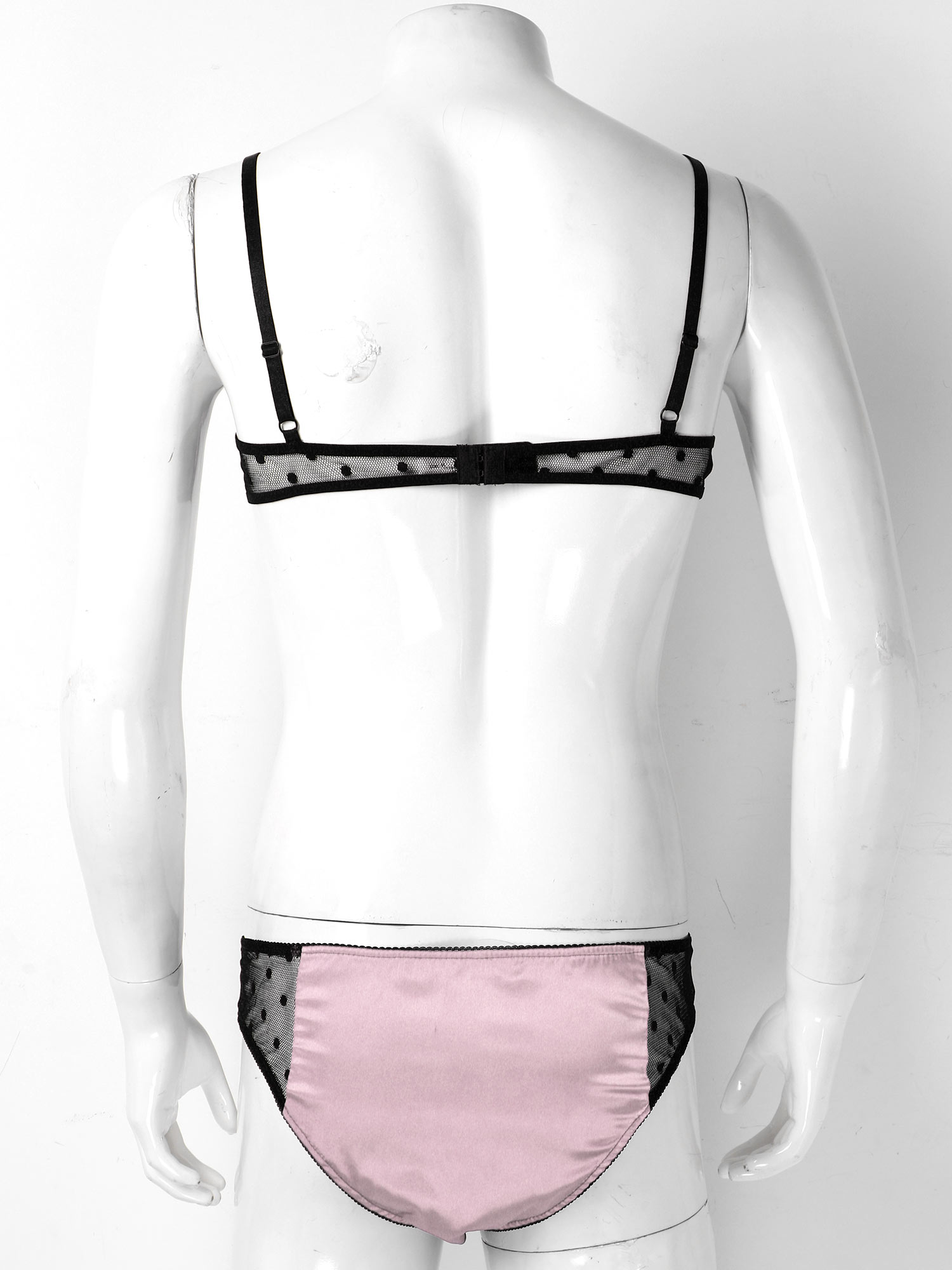 Мужской атласный костюм нижнег – обзор и цена Sheer Mesh Bra