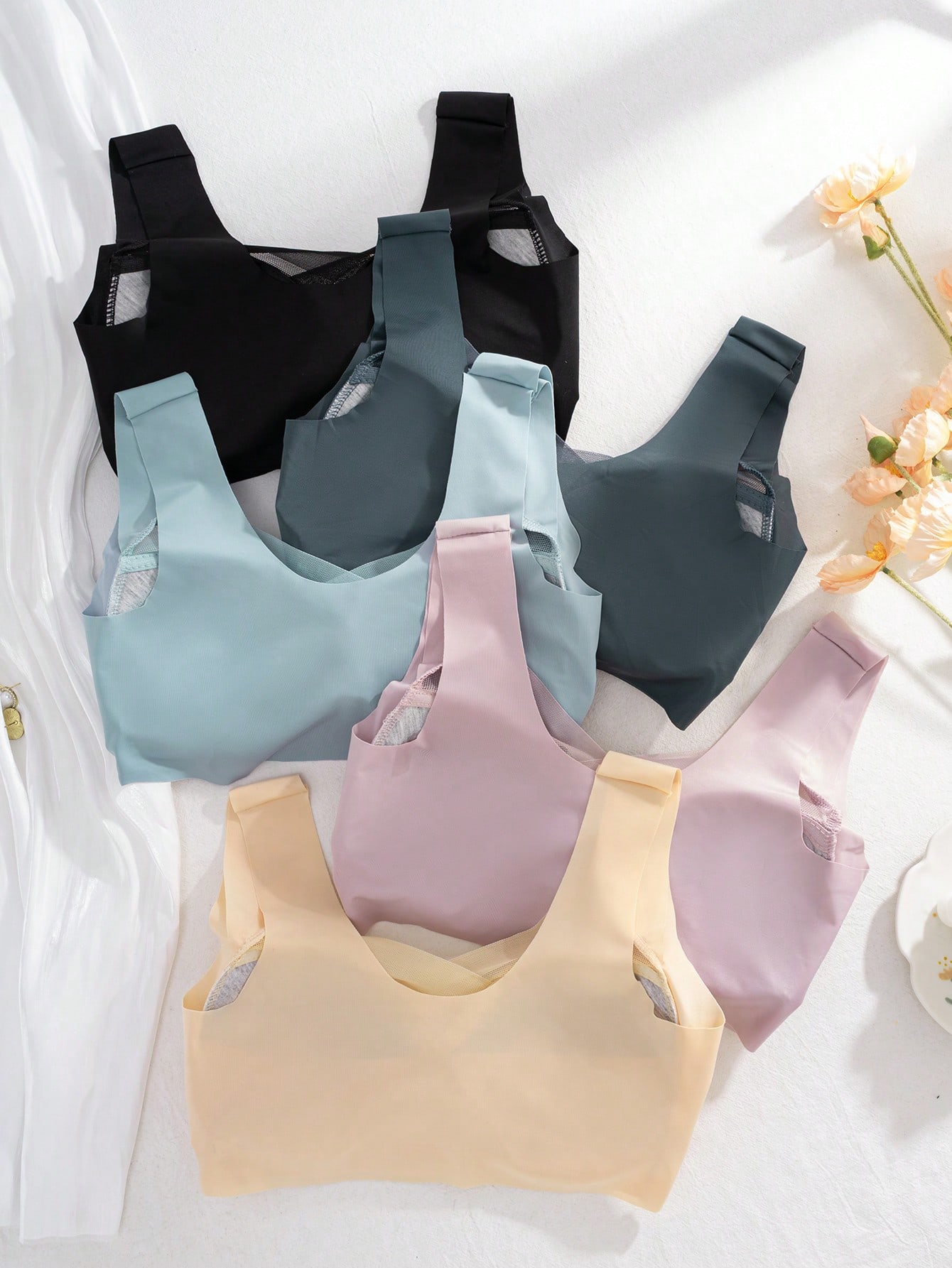 Комплект из 5 бесшовных бюстга – обзор и цена Sleep Bra Bralette