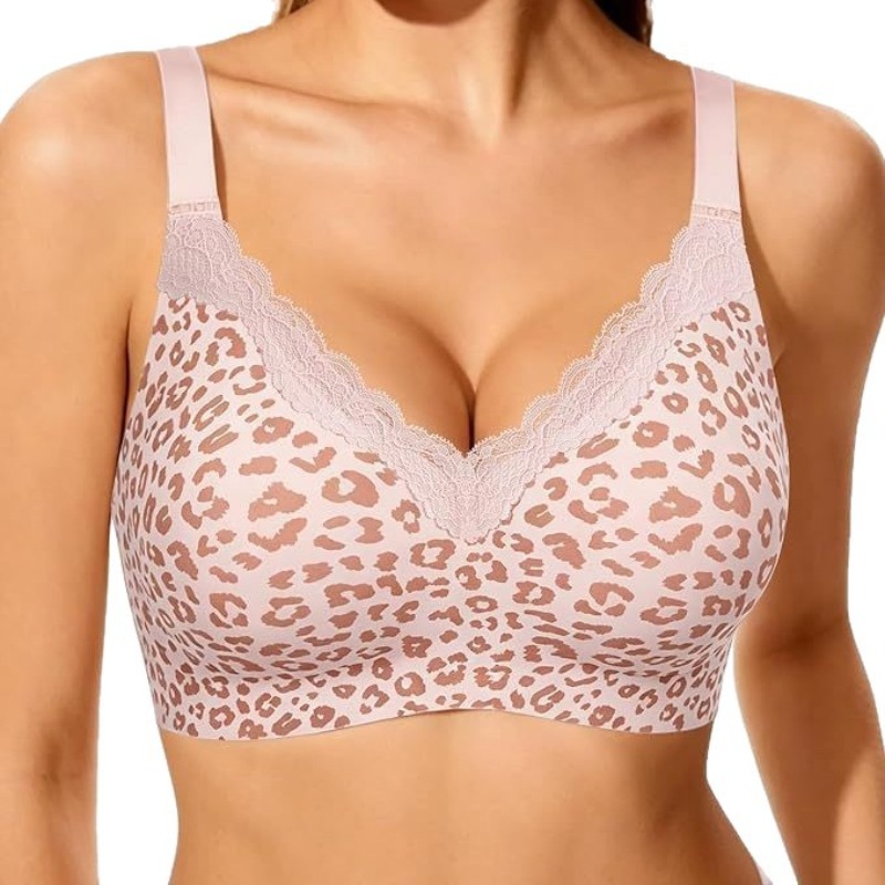 Розовый бюстгальтер с леопардо – обзор и цена Wirefree Bra Comfort