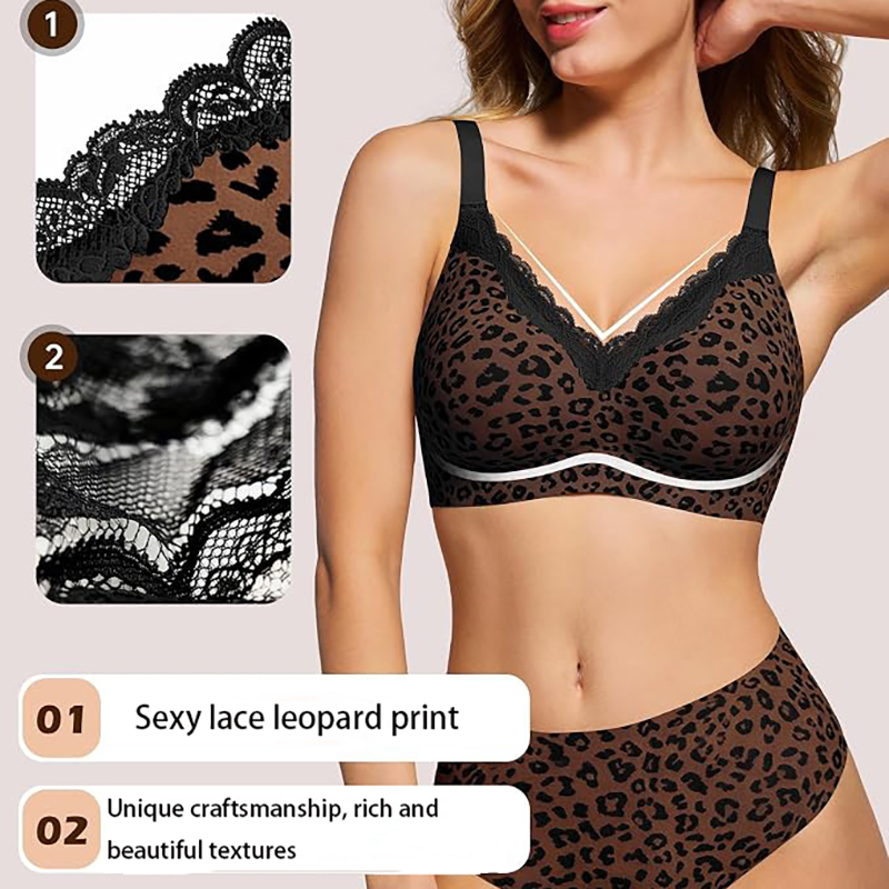 Розовый бюстгальтер с леопардо – обзор и цена Wirefree Bra Comfort