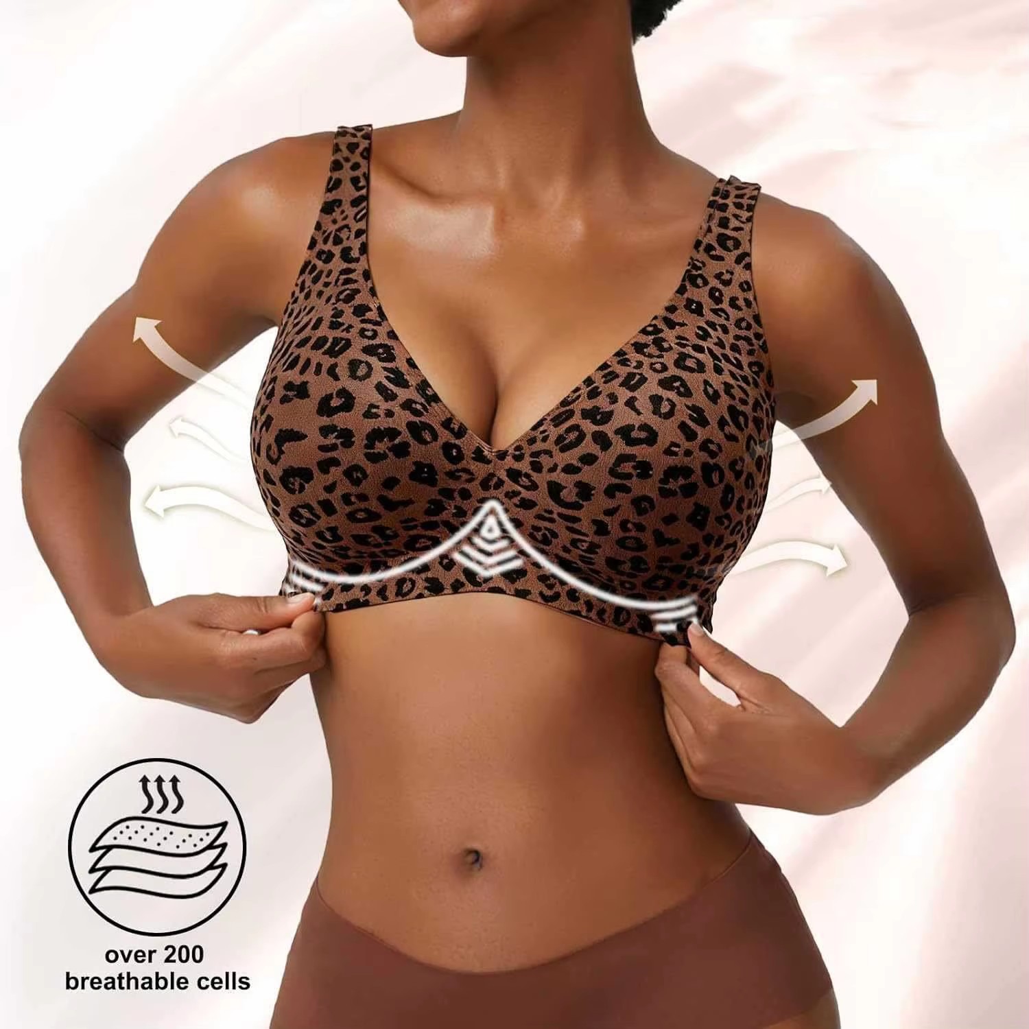 Бюстгальтер с леопардовым прин – обзор и цена Plunge Bra Push Up