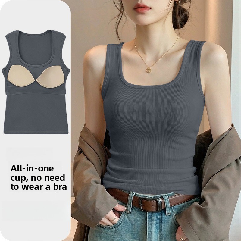 Новая бесшовная майка со встро – обзор и цена T Shirt Bra Seamless